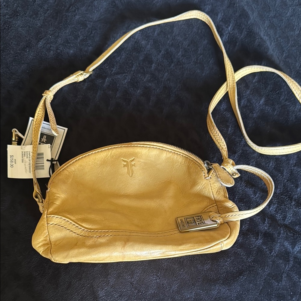 Frye Leather Crossbody Bag with Adjustable Strap